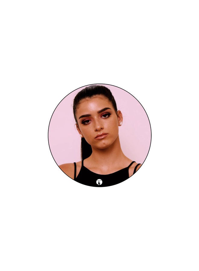 BP Printed Mouse Pad Black/Beige/Pink