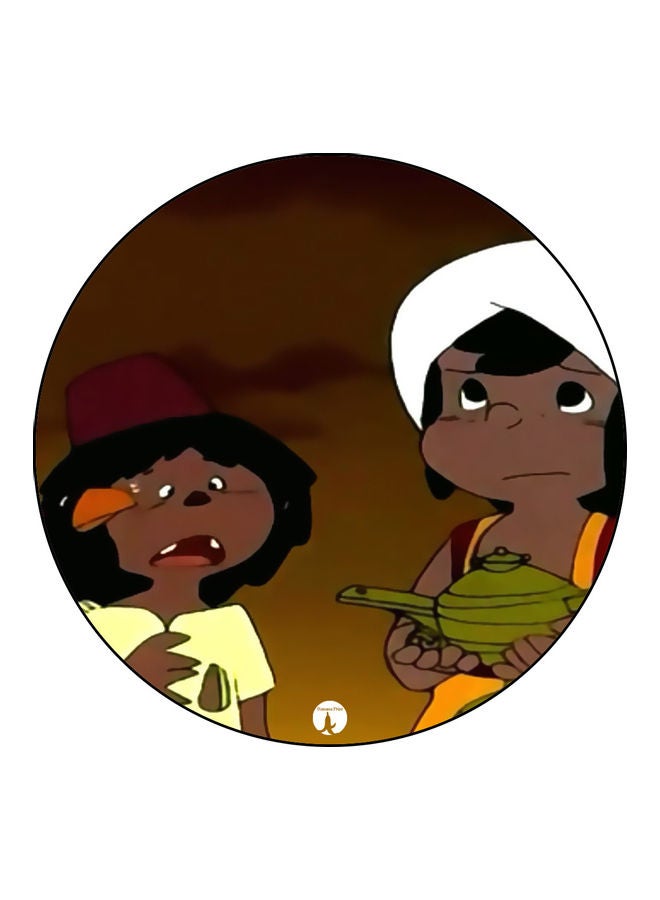 قاعدة ماوس عليها رسومات مطبوعة متعدد الألوان