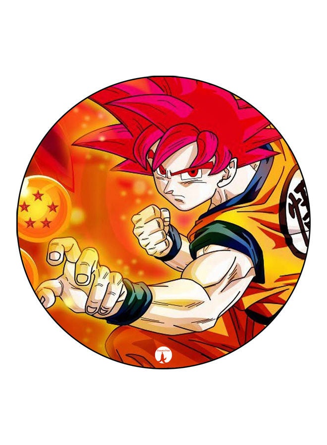 BP Printed Mouse Pad Red/Yellow/Beige