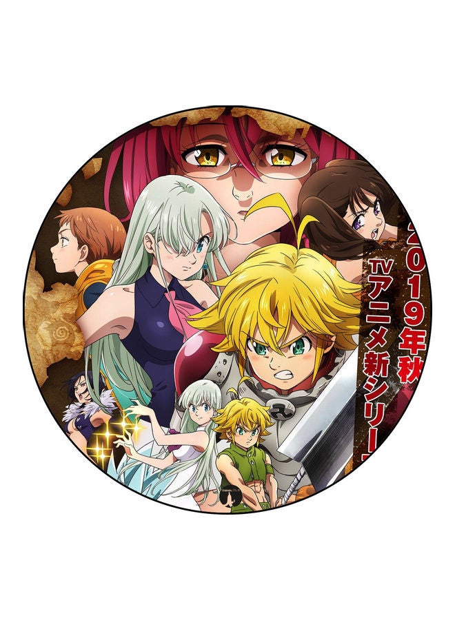 Cartoon Printed Mouse Pad Multicolour