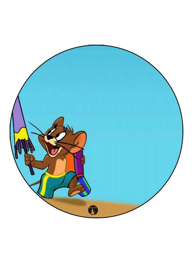 BP Printed Mouse Pad Blue/Brown/Beige