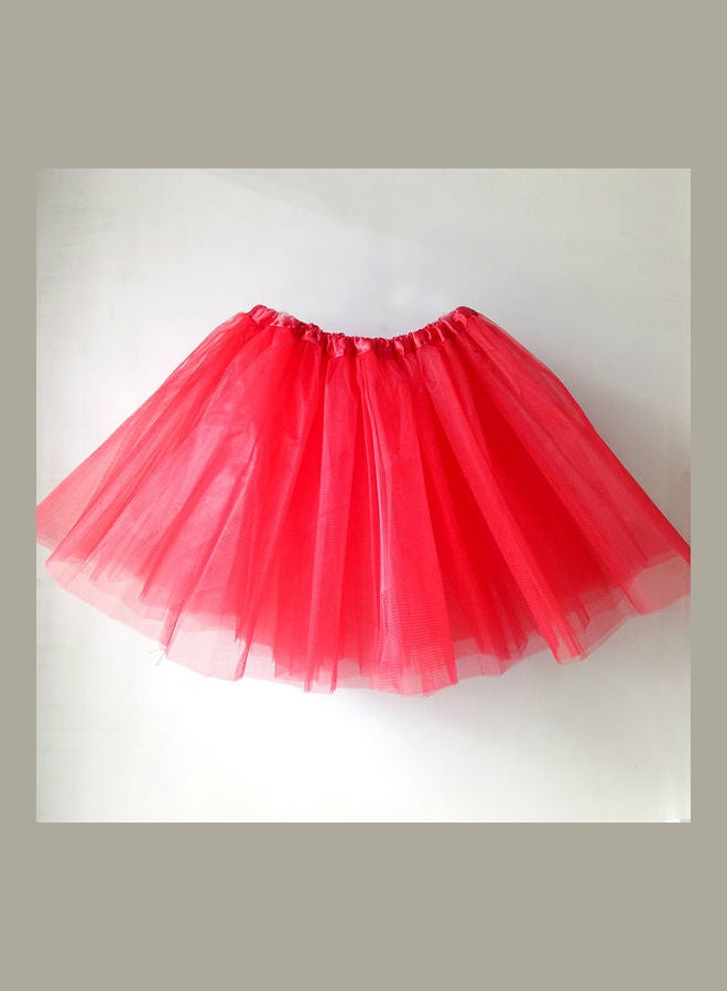 Short Dance Skirt Red  - Image 3