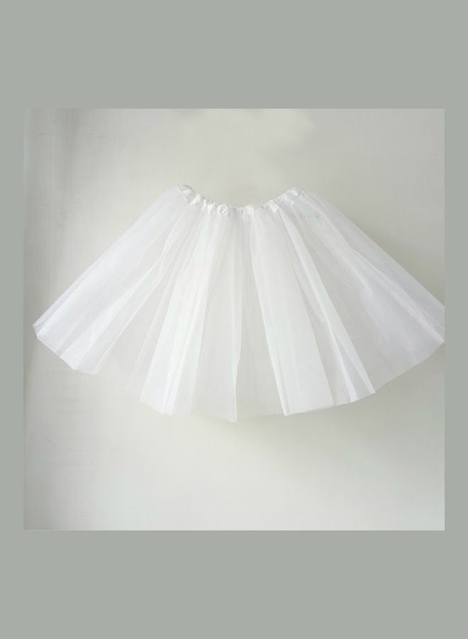 Short Dance Skirt White  - Image 3