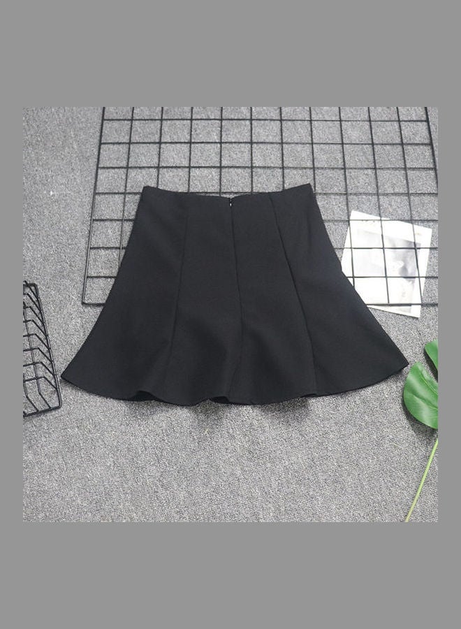 Generic - Large Hem Flouncing Skirt Black - Image 1