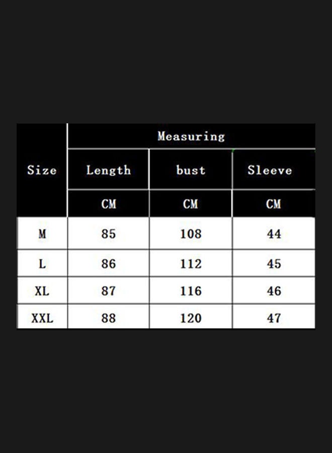 Thicken Middle Long Hoodie Sweatshirt Dress Light Blue - Image 5