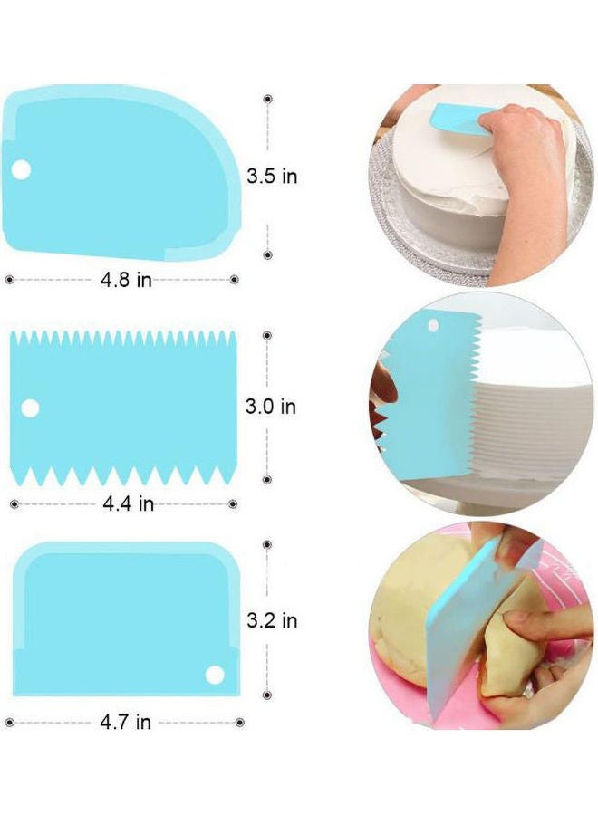 آن فش مجموعة أدوات خبز وتزيين الكيك مكونة من 72 قطعة متعدد الألوان 19x13x3.5سم - Image 4