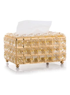 Tissue Storage Box Gold 19x11x10cm - v1608066816/N43090619A_1