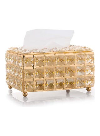 Tissue Storage Box Gold 19x11x10cm - v1608066816/N43090619A_1