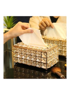 Tissue Storage Box Gold 19x11x10cm - v1608066816/N43090619A_4