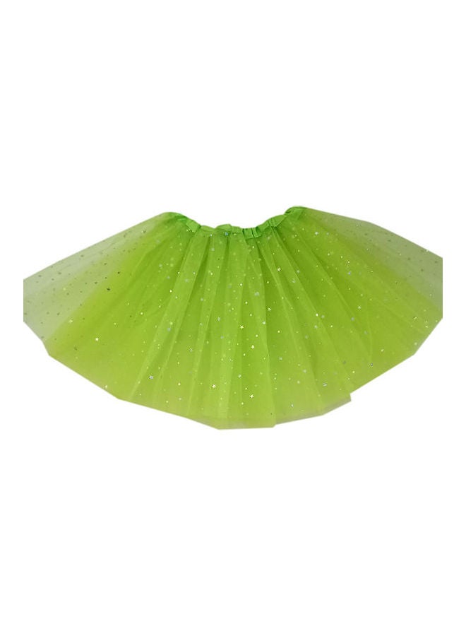 Women Gauze Tutu Short Skirt Fruit green - Image 1
