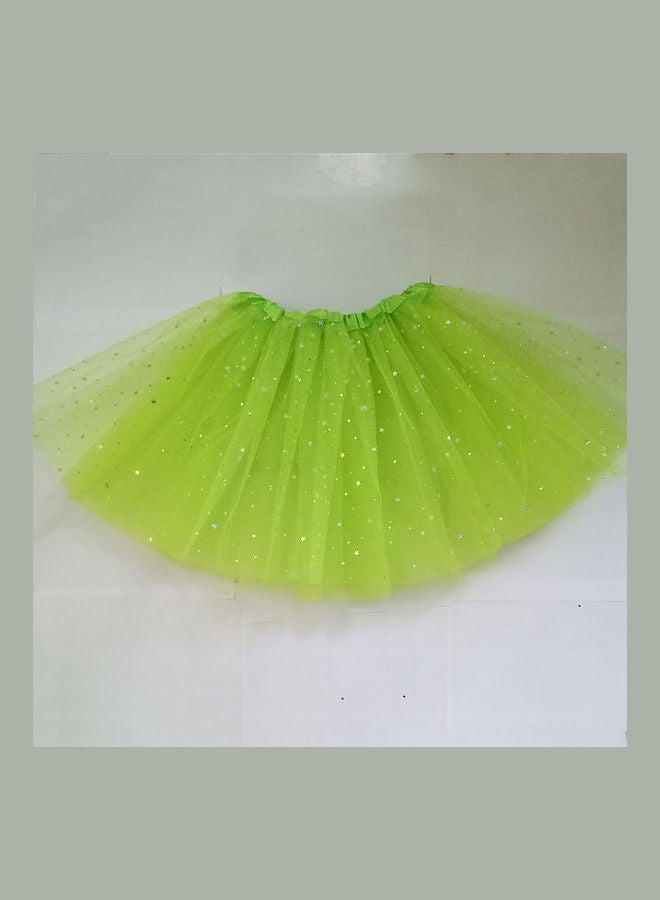 Women Gauze Tutu Short Skirt Fruit green - Image 2