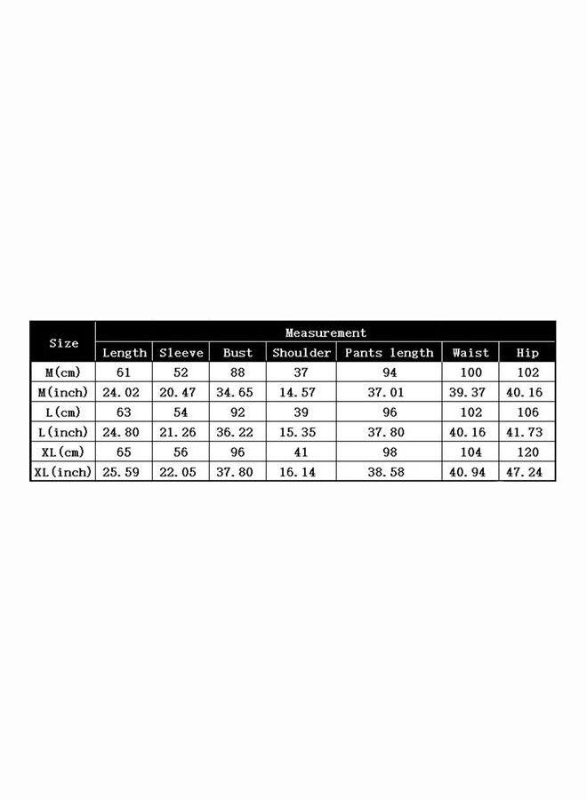 2 Pieces/Set Women Cute Cartoon Long Sleeved Winter Home Wear Suit pink - Image 4