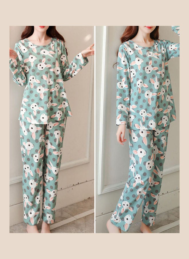 Cute Cartoon Long Sleeved Winter Suit pink - Image 5