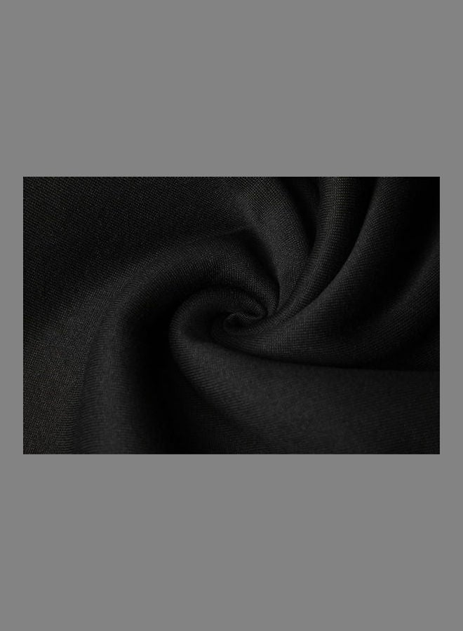 Cute Letter Printing Cat Ears Hooded Pullover Black - Image 4