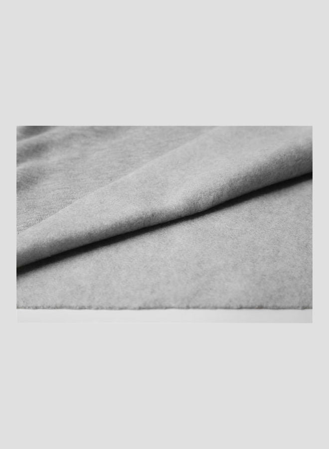 Cute Letter Printing Cat Ears Hooded Pullover Grey - Image 3