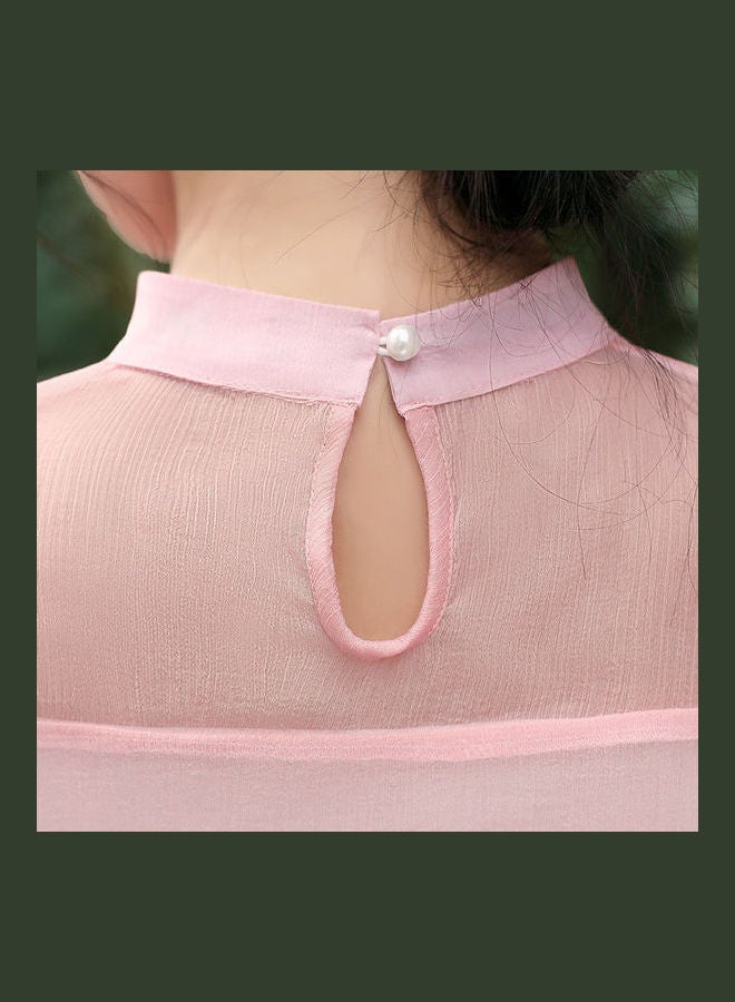 Embroidered Blouses Pink - Image 5