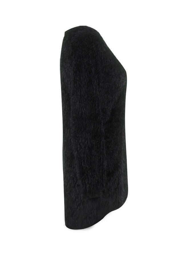 Long Sleeve Sweater Tops for Women black  - Image 2