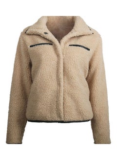 Woman's Imitation Fur Winter Coat Khaki
