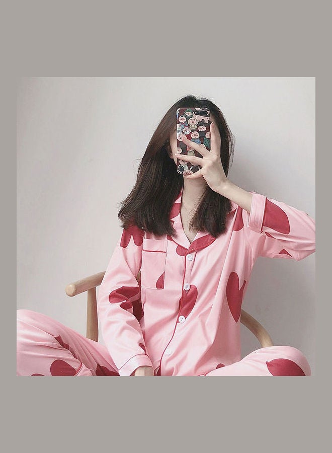 Cartoon Printed Long Sleeve Top And Pants multicolor  - Image 5