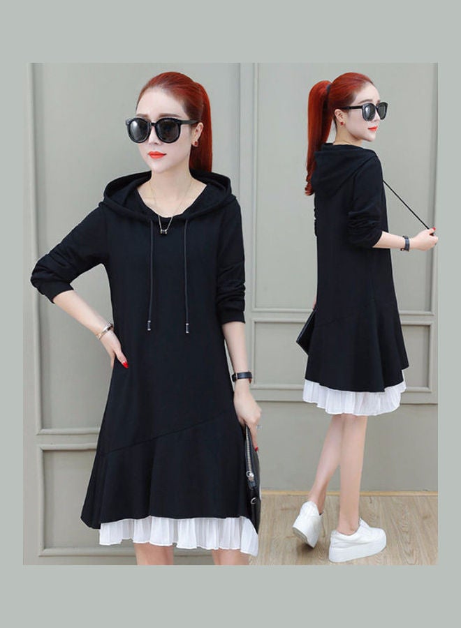Falbala Hoodie Dress powder - Image 5