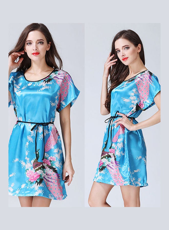 Sleepwear Robes Nightdress Lake Blue