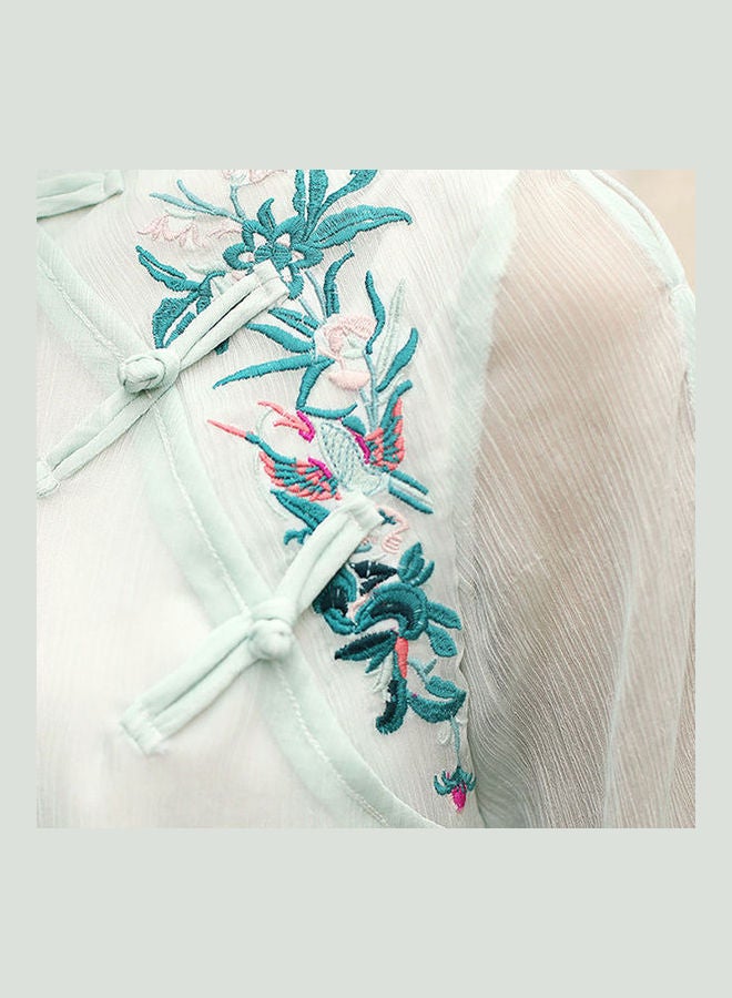Embroidered Blouses Creamy White - Image 5