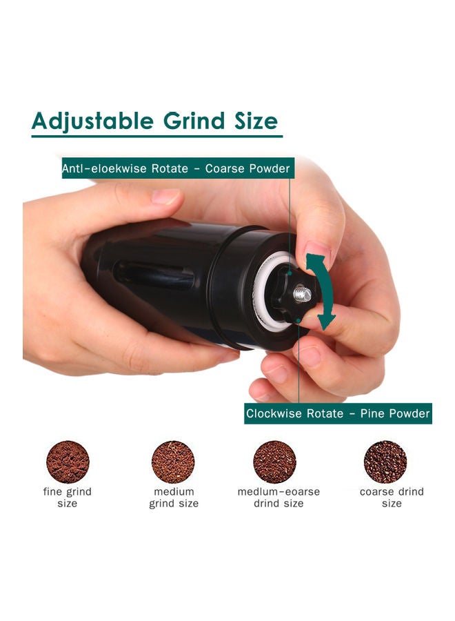 Mini Hand Grinder Coffee Machine Black 22x6x7cm - Image 3