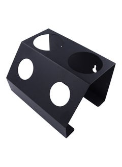 Double Hole Soda Bottle Holder Black 19.5x14.4x12cm