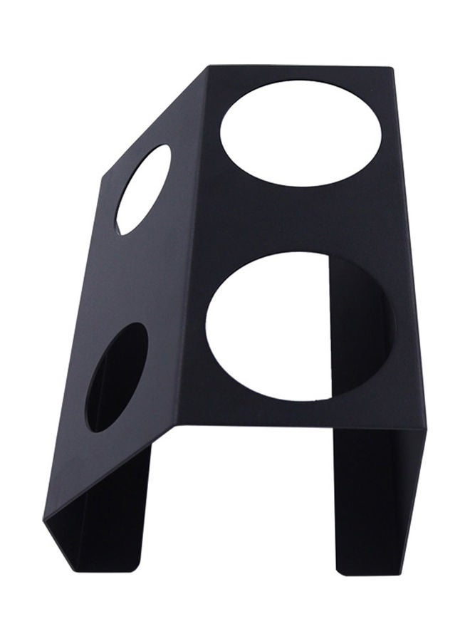 Generic - Double Hole Soda Bottle Holder Black 19.5x14.4x12cm - Image 1