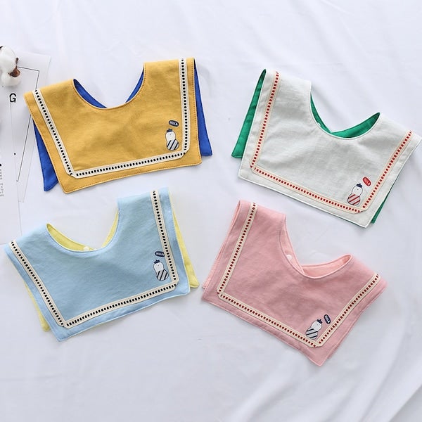 Cotton Baby Bandana Bib - Image 2
