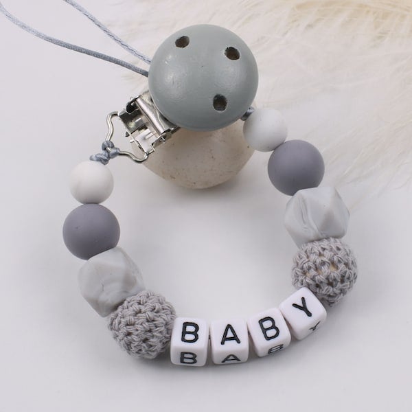Handmade Baby's Pacifier Clip - Image 2