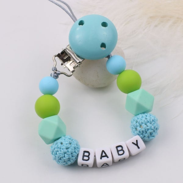 Handmade Baby's Pacifier Clip - Image 4