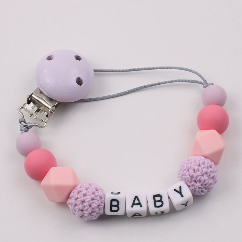 Handmade Baby's Pacifier Clip - Image 1