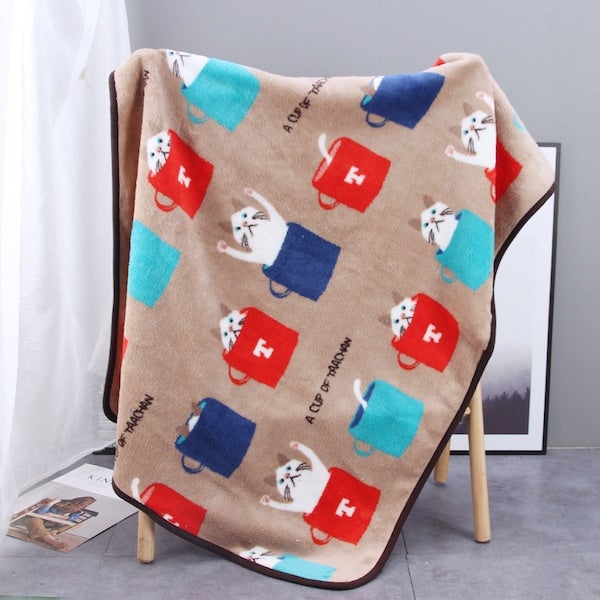 Cartoon Pattern Comfortable Soft Blanket - Image 5