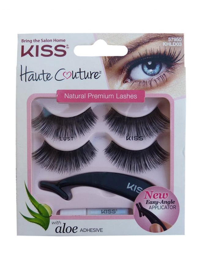 KISS - Haute Couture Eyelashes Duo Pack With Applicator Multicolour - Image 1