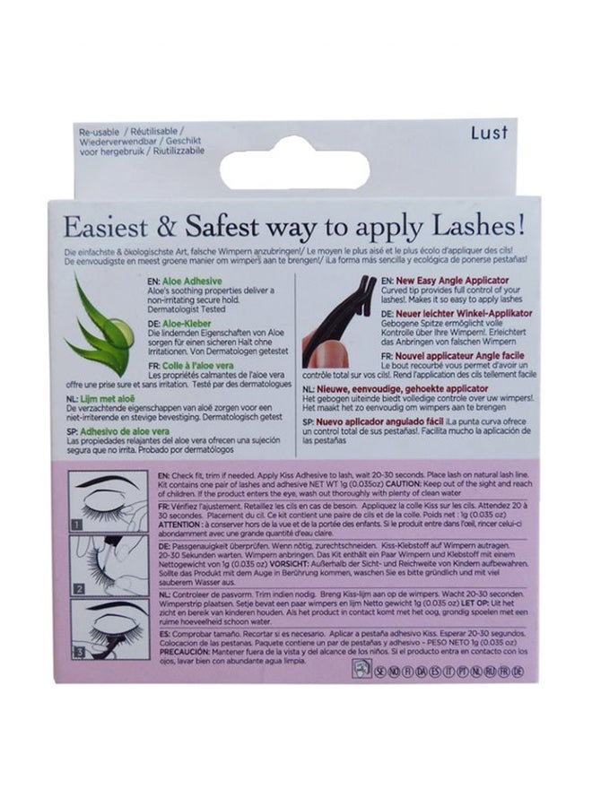 KISS - Haute Couture Eyelashes Duo Pack With Applicator Multicolour - Image 1