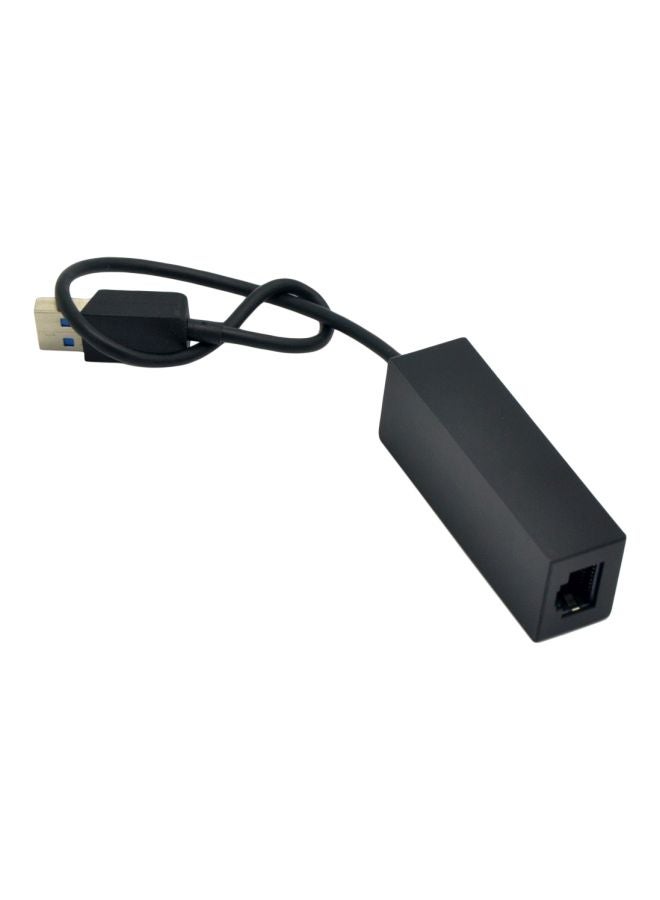 Microsoft USB 3.0 To Gigabit Ethernet Adapter Black - Image 1