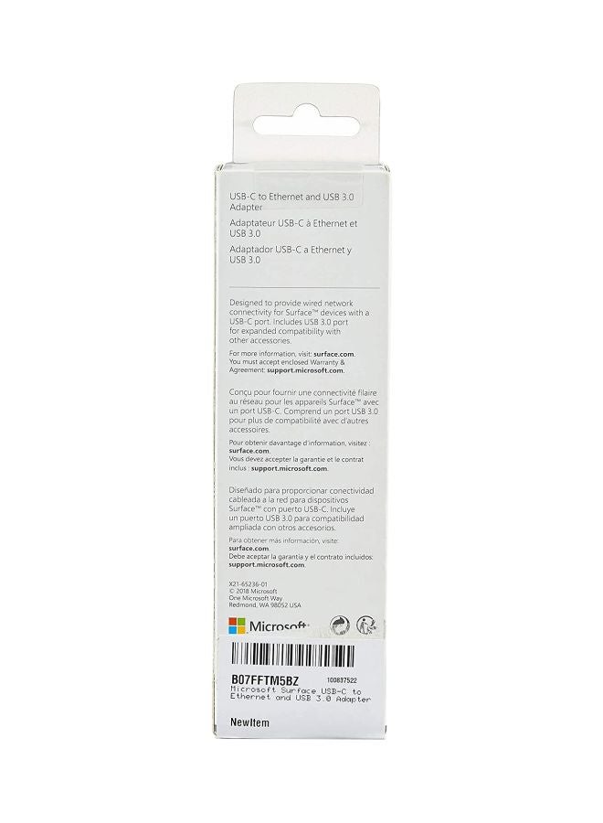 Microsoft USB 3.0 To Gigabit Ethernet Adapter Black - Image 3
