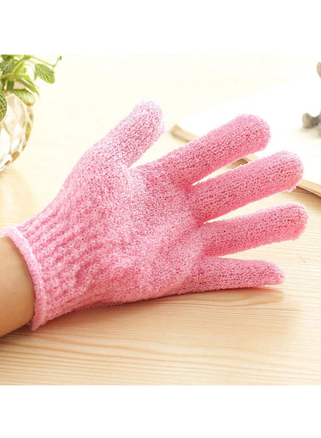 Real Skin Exfoliating Shower Gloves Pink 20grams  - Image 2