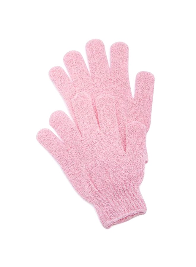 Real Skin Exfoliating Shower Gloves Pink 20grams  - Image 3