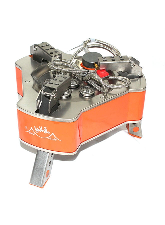 بي آر إس موقد غاز صغير بـ 7 شعلات 26.5x26.5x12.5سم - Image 3