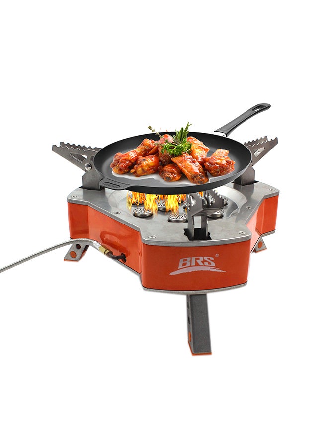 بي آر إس موقد غاز صغير مزود بعدد 10 شعلات 34x16.5x16.5سم - Image 2