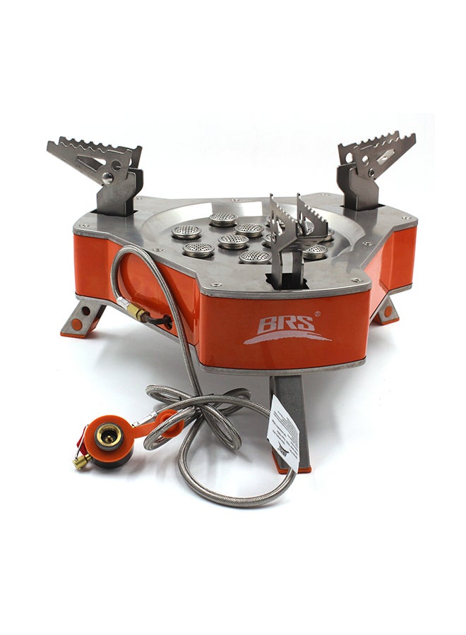 بي آر إس موقد غاز صغير مزود بعدد 10 شعلات 34x16.5x16.5سم - Image 1