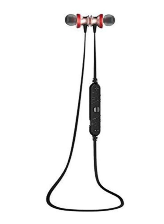 Awei Bluetooth In-Ear Headphones With Microphone Black/Red - Image 2