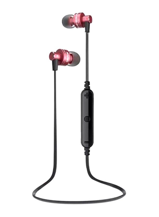 Awei Bluetooth In-Ear Headphones With Microphone Black/Red  - Image 1