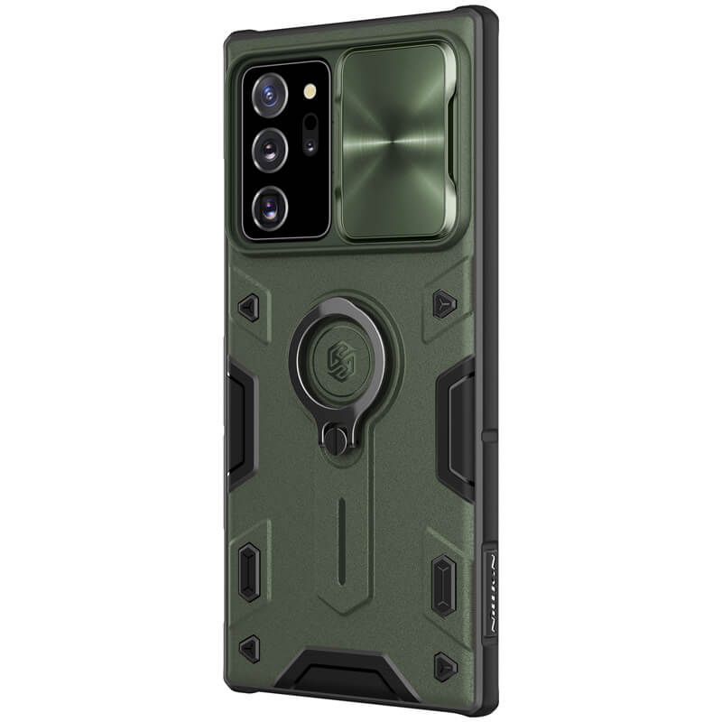 Nillkin Cam Shield  Back Cover For Samsung Galaxy Note 20 Ultra Armor Green - Image 2