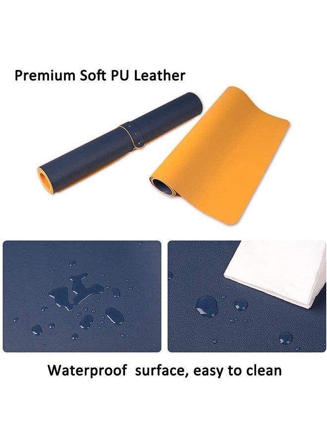 Large Multifunction Anti-Slip Desk Mouse Pad Yellow/Blue - Image 4