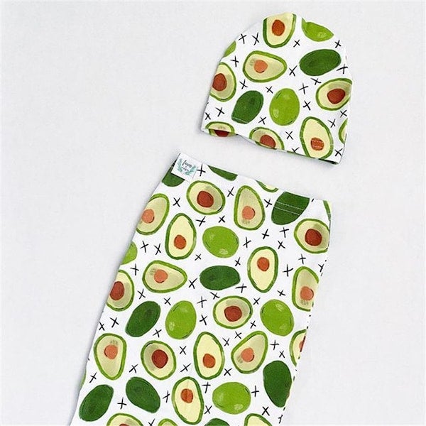 Generic 2-Piece INS Same Paragraph Autumn Winter Sunflower Printing Hug Baby Sleeping Bag & Hat Set  - Image 5