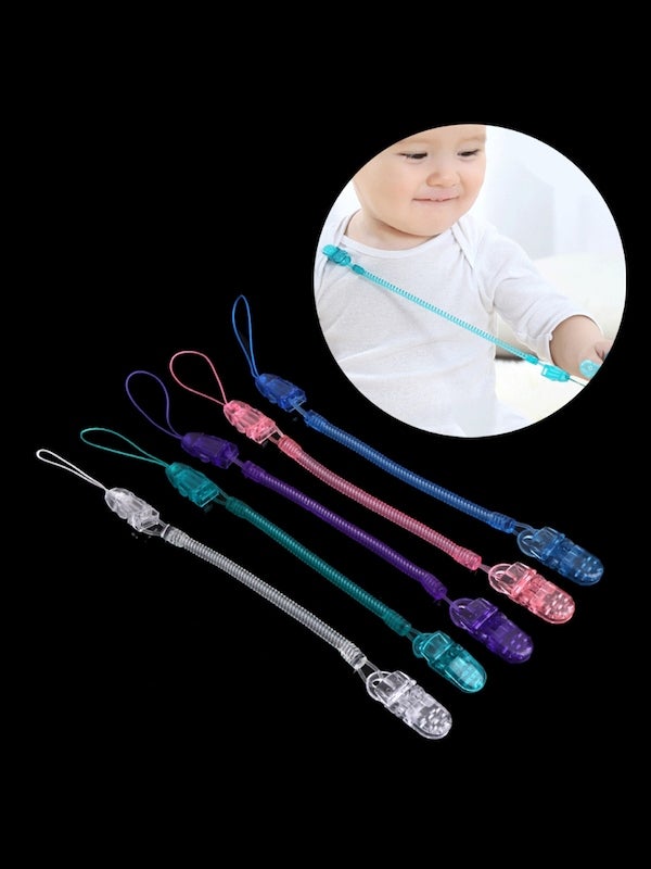 Baby Spring Pacifier Clip Chain - Image 2