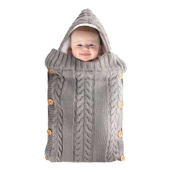 Generic Thickened Button Warm Comfort Baby's Sleeping Bag  - Image 5